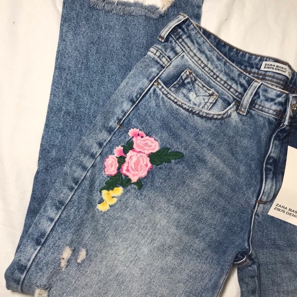 Zara Basic Cropped Flare Pants Size 6 - Picture 2 of 7